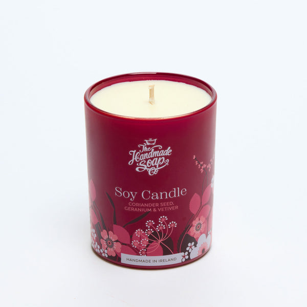 Scented Soy Candle - Coriander Seed, Geranium & Vetiver | 210g