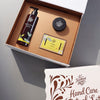 Hand Care Ritual Set with Lemongrass & Cedarwood Hand Wash, Soap and Hand Cream, presented in a Christmas gift box by The Handmade Soap Company.