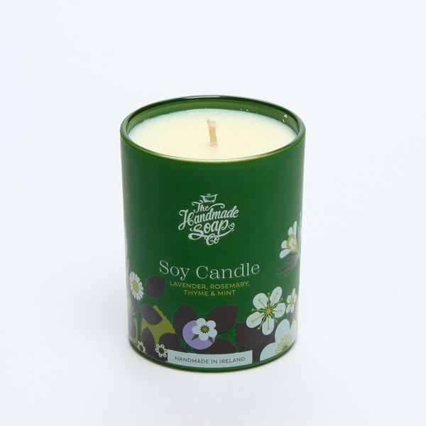 Scented Soy Candle - Lavender, Rosemary, Thyme & Mint | 210g