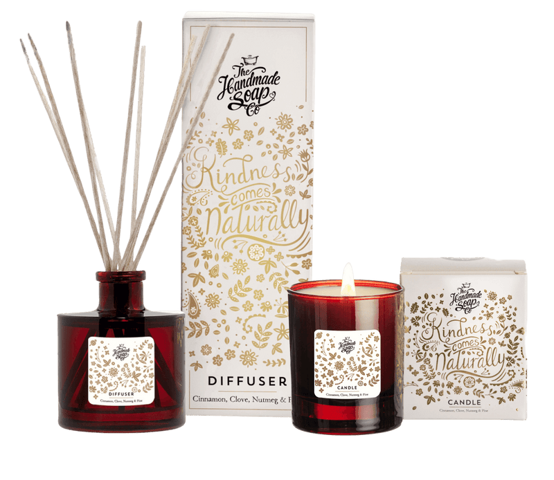 Limited Edition Reed Diffuser + Candle - Cinnamon, Clove, Nutmeg & Pine