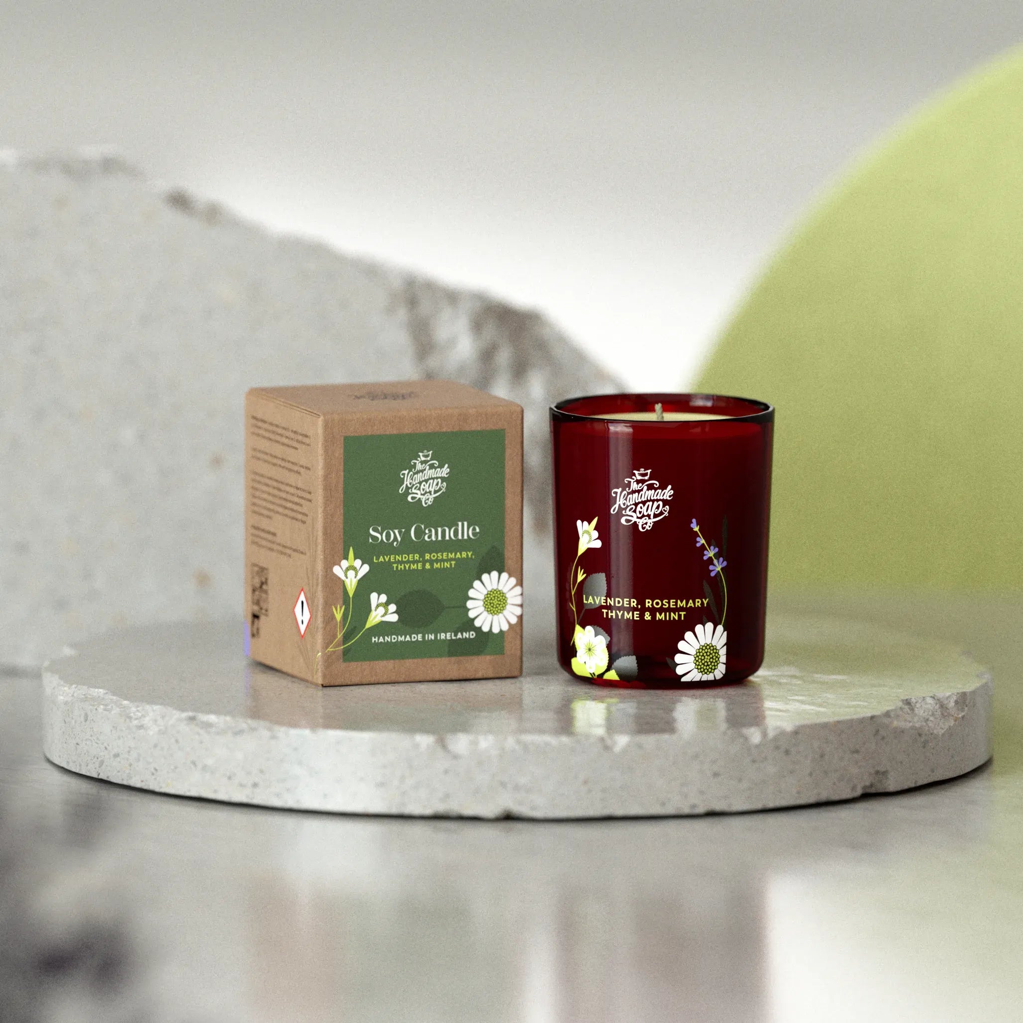 Scented Soy Candle - Lavender, Rosemary, Thyme & Mint | 210g